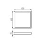 CORNICE PER ADTR-H 6060 SR - KANLUX