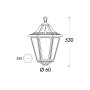 NOEMI NERO TRASP POWER LED E27 50W 4000K