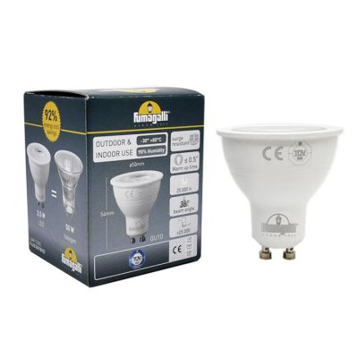 LAMPADINA GU10 3,5W LED 3000K  400LM FUMAGALLI