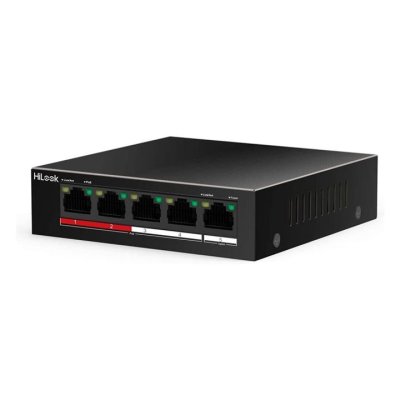 SWITCH 4CH 100M POE + 1 UPLINK HILOOK POWER 35W