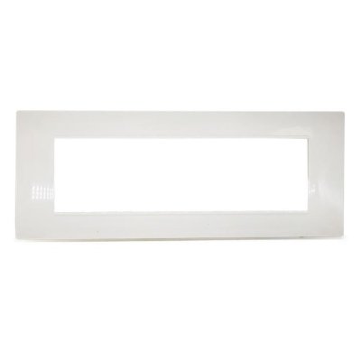 PLACCA 6007-01 7P BIANCO/VMR-P TECNOPOLIMERO T2