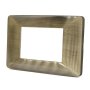 PLACCA 6803-9 BRONZO SPAZZOLATO METAL