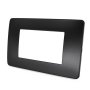 PLACCA 7803-2 3P NERO SIMIL-MTX T3 METAL
