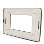 PLACCA 7803-2 3P NERO SIMIL-MTX T3 METAL