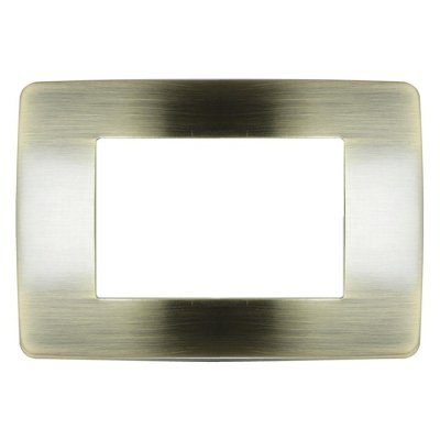 PLACCA 7803-9 3P BRONZO SPAZZOLATO SIMIL-MTX METALLO