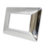 PLACCA 8003-04 3P ARGENTO CROMO MTX