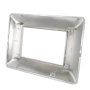 PLACCA 8003-04 3P ARGENTO CROMO MTX