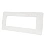PLACCA 8007-01 6P BIANCA/MTX TECNOPOLIMERO T3