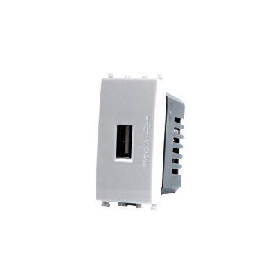 PRESA USB 629B/VMR-PLN BIANCO