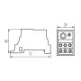 BLOCCO DISTRIBUZIONE CAVI KTB-125-1-M - KANLUX