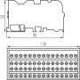 BLOCCO DISTRIBUZIONE CAVI KTB-125-15-M - KANLUX