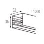 BINARIO TRIFASE TEAR N TR 1M-W - KANLUX