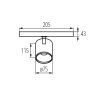 PROIETTORE PER BINARIO ATL1 18W-940-S6-B - KANLUX