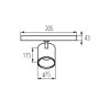 PROIETTORE PER BINARIO ATL1 18W-930-S6-B - KANLUX