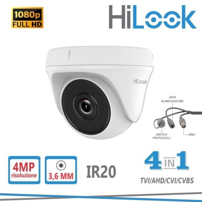 MINIDOME 4MP 3.6MM IR20 4IN1