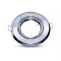GU10 PORTAFARETTO ROTONDO CHOME 2PCS/BOX