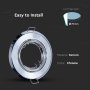 GU10 PORTAFARETTO ROTONDO CHOME 2PCS/BOX