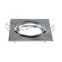 GU10 PORTAFARETTO QUADRATO SATIN NICKEL 2PCS/BOX