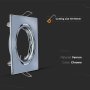 GU10 PORTAFARETTO QUADRATO CHOME 2PCS/BOX