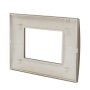 PLACCA 8003-12 3P SABBIA/LGT TECNOPOLIMERO T1