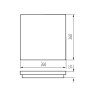 PLAFONIERA LED BENO 24W NW-L-SE GR - KANLUX