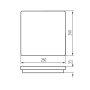 PLAFONIERA LED BENO 24W NW-L-W - KANLUX