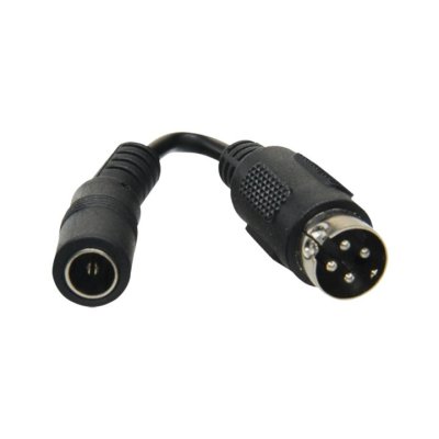 ADATTATORE DC CONETTORE MASCHIO MINI DIN MASCHIO STANDARD