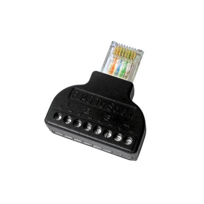 ADATTATORE DI RJ45 A TERMINALE RJ45 MASCHIO