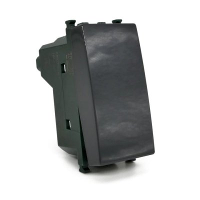 DEVIATORE UNIPOLARE (16A-250V) 603N/VMR-PLN NERO