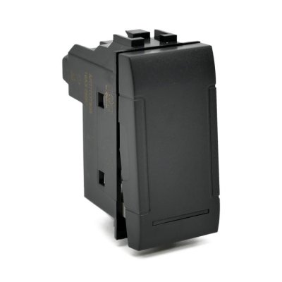 DEVIATORE UNIPOLARE (16A-250V) 803N NERO T1