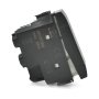 INTERRUTTORE BIPOLARE 01 802N  LIV. INT. NERO