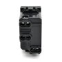 PRESA BIVALENTE (10A/16A-250V) 818N LIV.INT. NERO