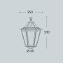 NOEMI BIANCO TRASPARENTE E27  LAMPADINA 50W 4000K