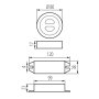 CONTROLLER PER NASTRI LED CTRL 12/24V 10A MONO - KANLUX