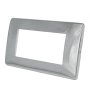 PLACCA 7804-4 4P CROMO SIMIL- MTX METALLO