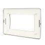 PLACCA 7804-4 4P CROMO SIMIL- MTX METALLO