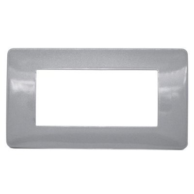PLACCA 7804-25 4P GRIGIO METALLIZZATO SIMIL-MTX METALLO