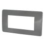 PLACCA 7804-29 4P PLATINO SIMIL-MTX METALLO