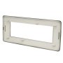 PLACCA 7806-2 6P NERO SIMIL-MTX METALLO T3