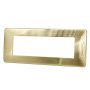 PLACCA 7806-6 6P ORO SPAZZOLATO SIMIL-MTX METALLO