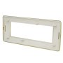 PLACCA 7806-6 6P ORO SPAZZOLATO SIMIL-MTX METALLO