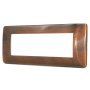 PLACCA 7806-10 6P RAME SPAZZOLATO SIMIL-MTX METALLO