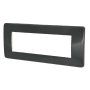 PLACCA 7806-26 6P ANTRACITE SIMIL-MTX METALLO