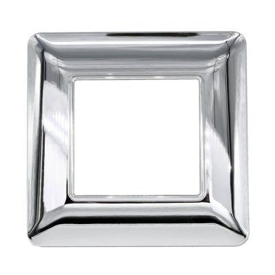 PLACCA 5002-04 2P ARGENTO CROMATO MTX TECNOPOLIMERO