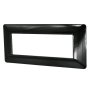 PLACCA 8007-10 6P NERO BISTRO SIMIL-MTX TECNOPOLIMERO