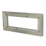 PLACCA 8007-10 6P NERO BISTRO SIMIL-MTX TECNOPOLIMERO