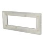 PLACCA 8007-04 6P ARGENTO CROMATO/MTX TECNOPOLIMERO