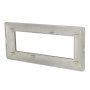 PLACCA 8007-05 6P ARGENTO/MTX  T3 TECNOPOLIMERO