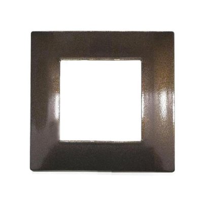 PLACCA 6002-07 2P BRONZO/VMR-PLN TECNOPOLIMERO