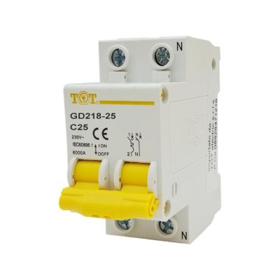 MAGNETOTERMICO 2P NEUTRO SEPARATO C25 6000A GD218-25